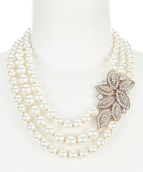 4. Statement Pearl Necklace