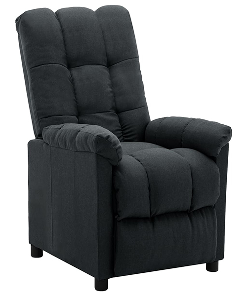 Review of the VidaXL TV recliner in black faux leather