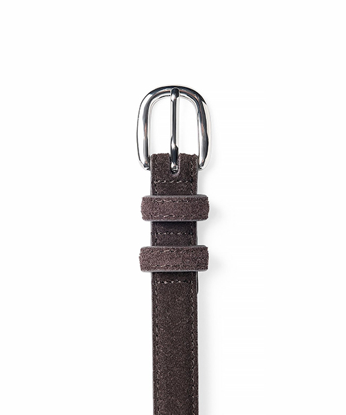 Slim Leather Buckle Belt