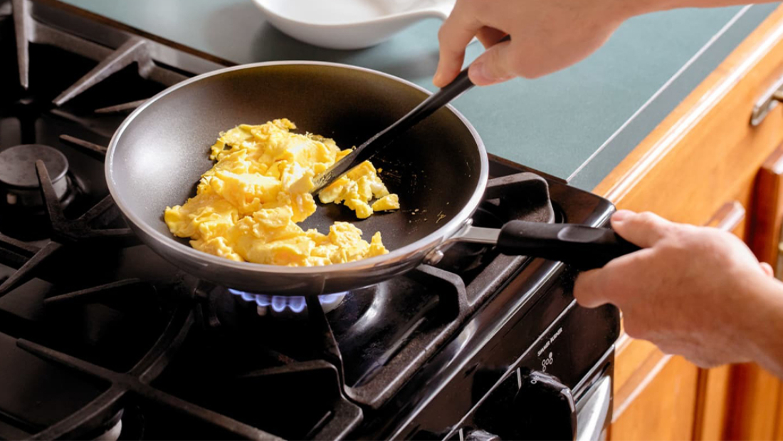 The under-$15 nonstick skillet I use almost every day (and that has over 20,000 five-star reviews on Amazon)