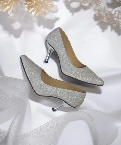 5. Metallic Shoes – Shimmer and Shine